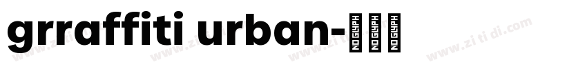 grraffiti urban字体转换
